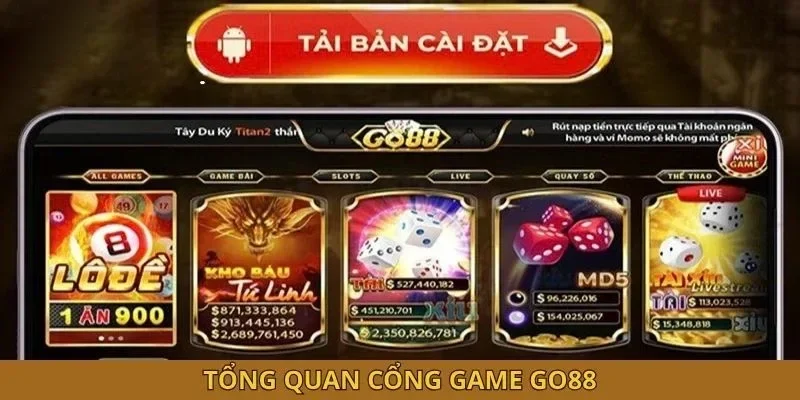 Tổng quan cổng game GO88